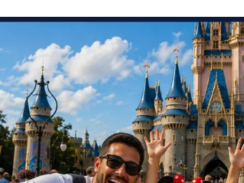 Castelo da Disney em Orlando