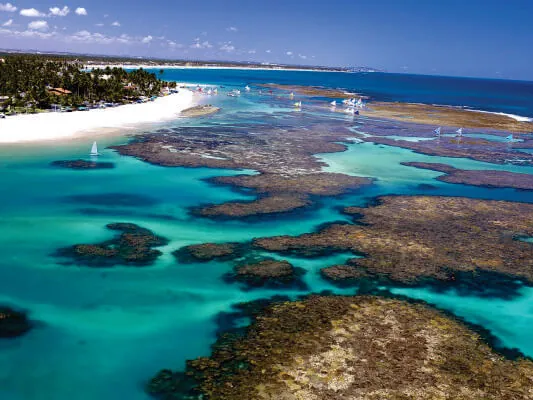 Piscinas naturais de Porto de Galinhas, Nordeste brasileiro